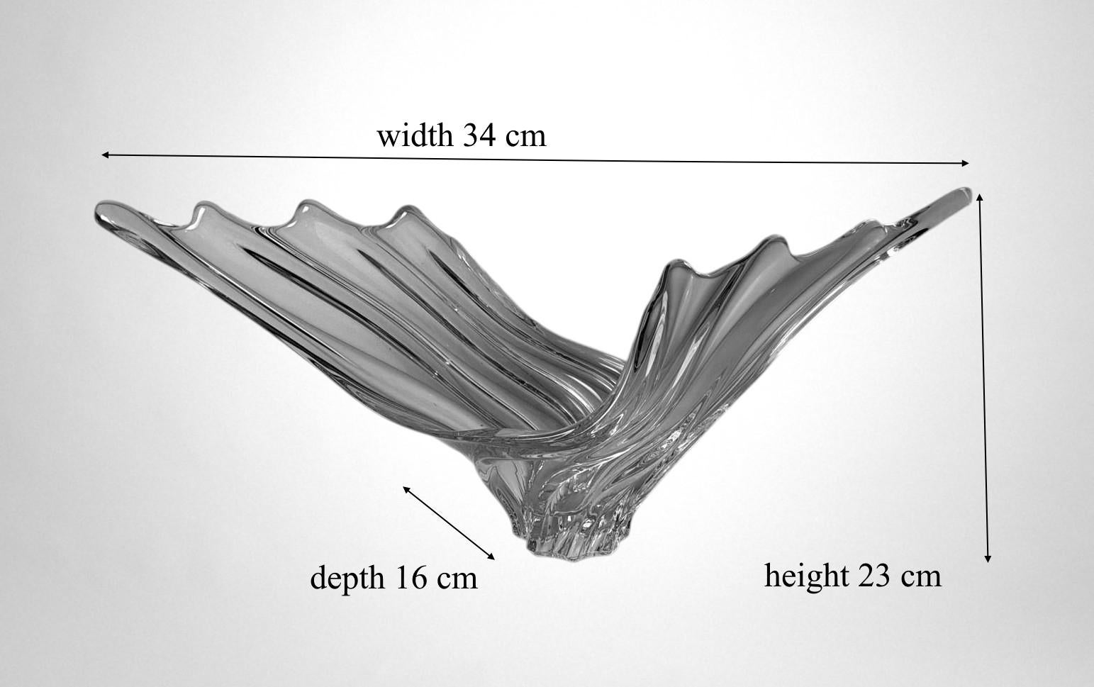 Centre de table en cristal français Art Deco, produit dans la région de Vannes-Le-Châtel en vente 10