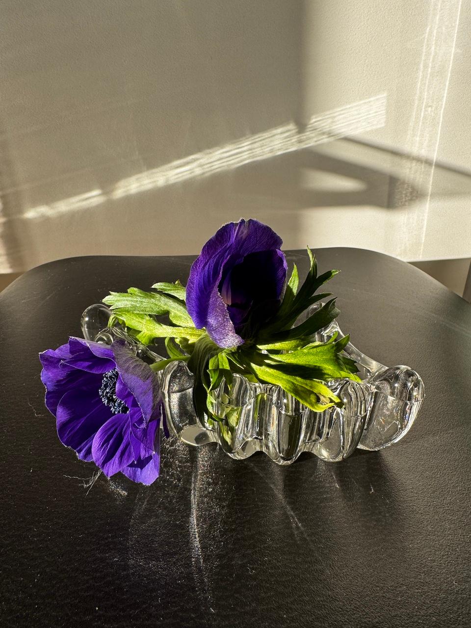 Art Deco French Bayel Crystal Centre Piece 8 Pieces 2 Candle Holders Circa 1925 14