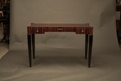 Art Deco French Desk in Macassar