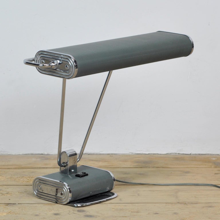 Art Déco French Desk Lamp by Eileen Gray for Jumo, 1950s For Sale at ...