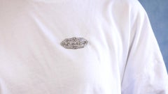 Art Deco French Diamond 14k White Gold Convertible Brooch Pendant
