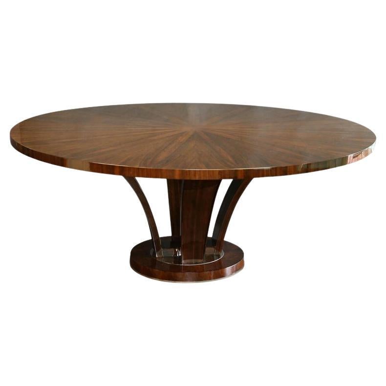 Art Deco French Dinning Room Table in Walnut