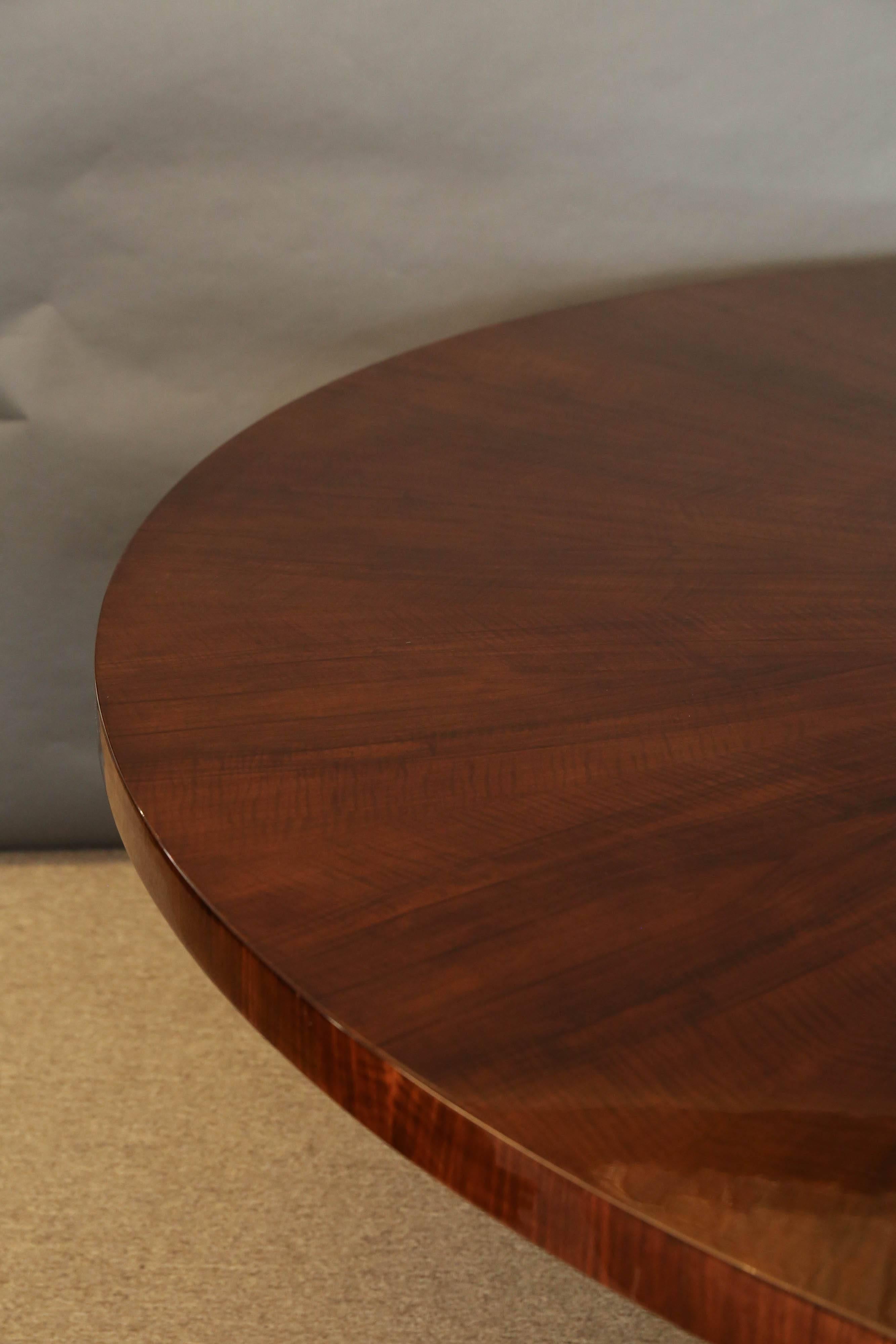 Art Deco French Dining Room Table In Walnut 2