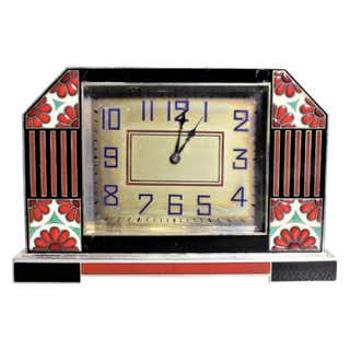 Three Iconic Dutch Mid-Century Modern Shelf Clocks by Johannes Bosma ...