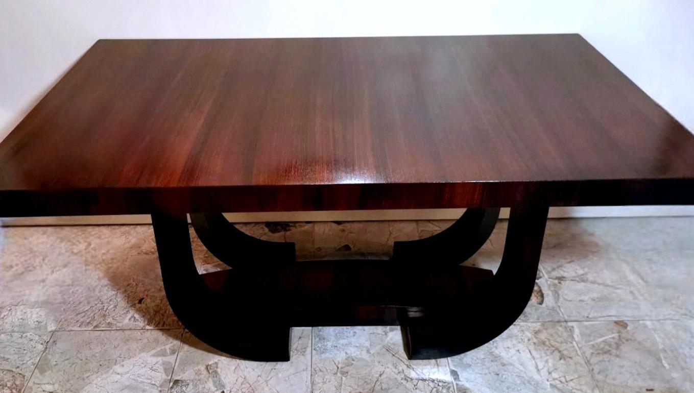 Art Deco French Extending Dining Table In Good Condition In Prato, Tuscany