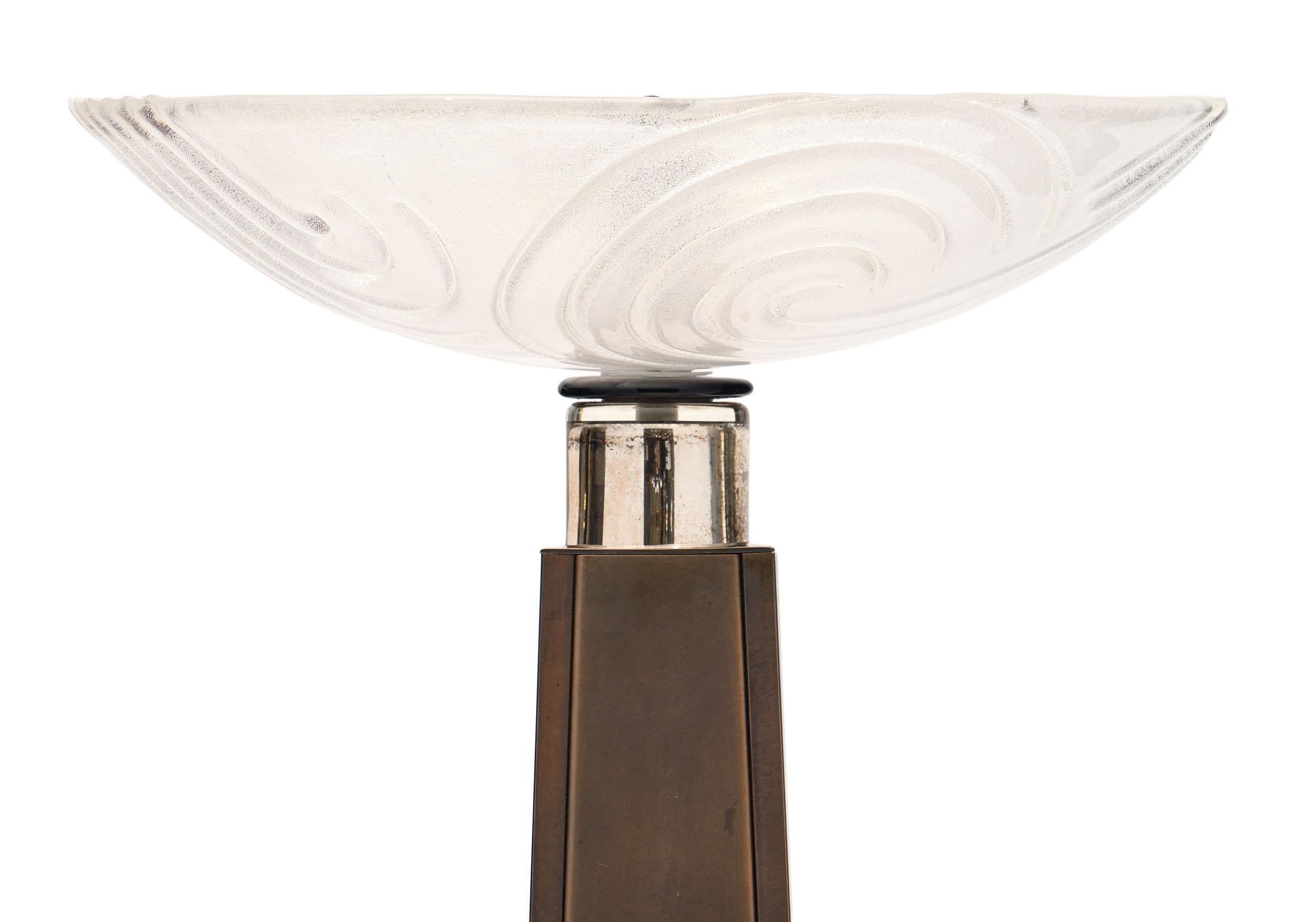 Art Deco French Floor Lamp in the Style of Jean Dunand In Good Condition In Austin, TX