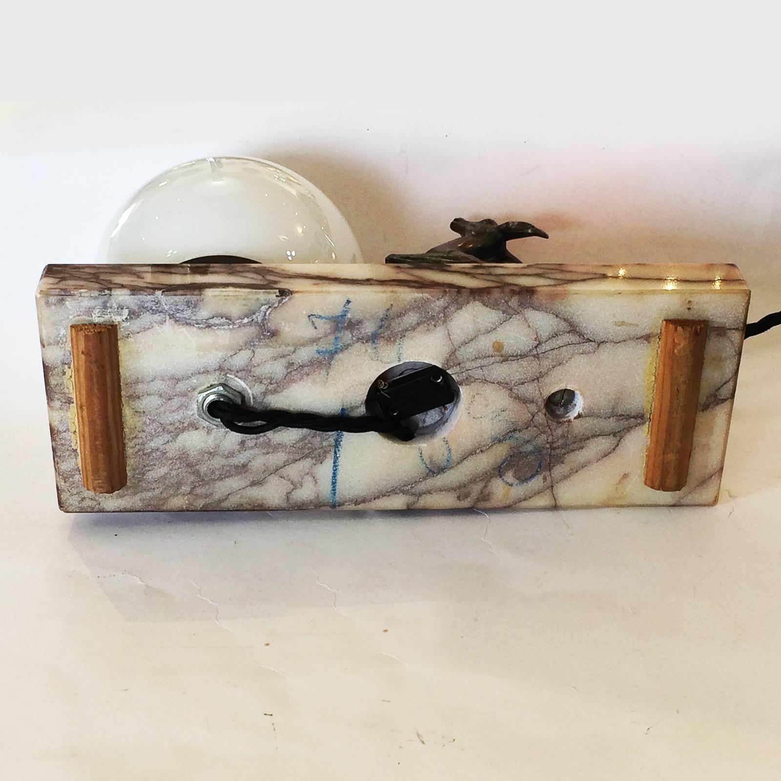 Mid-20th Century Art Deco French Gazelle Mood Lamp