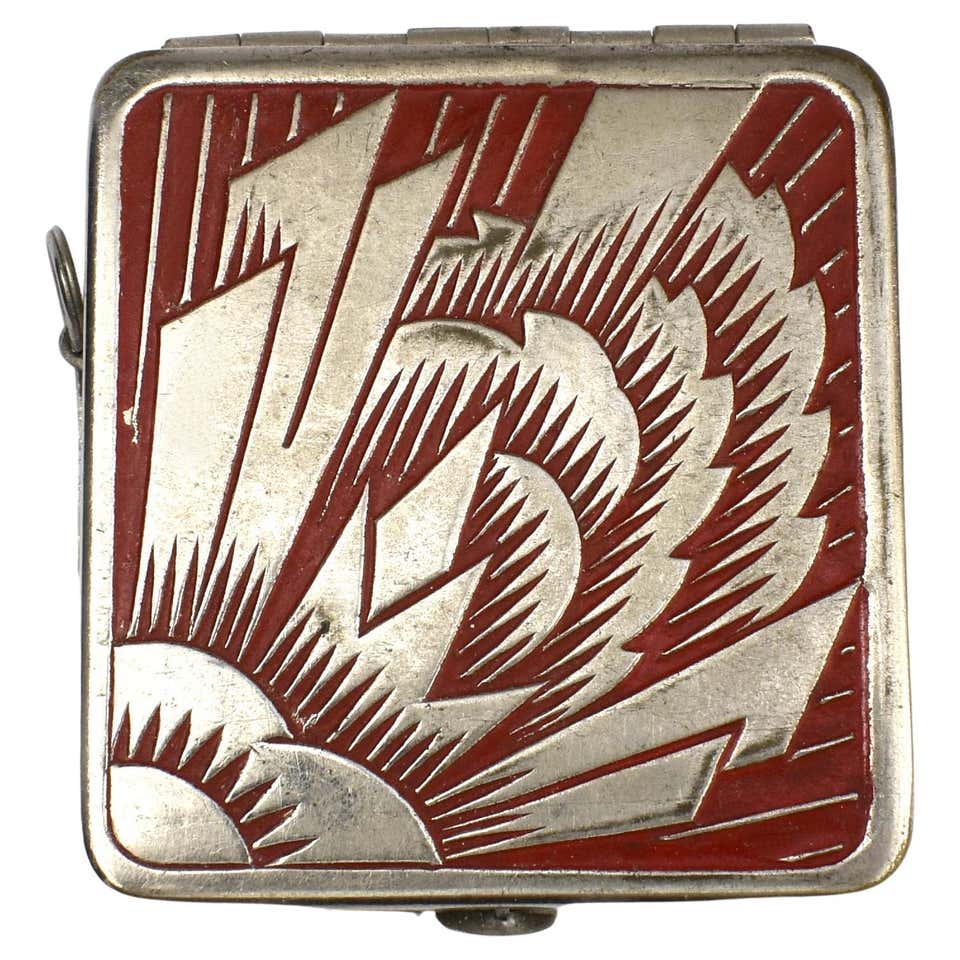 Richard Hudnut Art Deco 'Marvelous' Ladies Powder Compact For Sale at ...