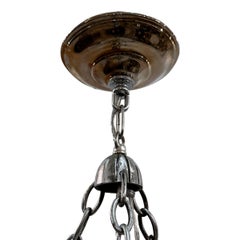 Art Deco French Glass Lantern