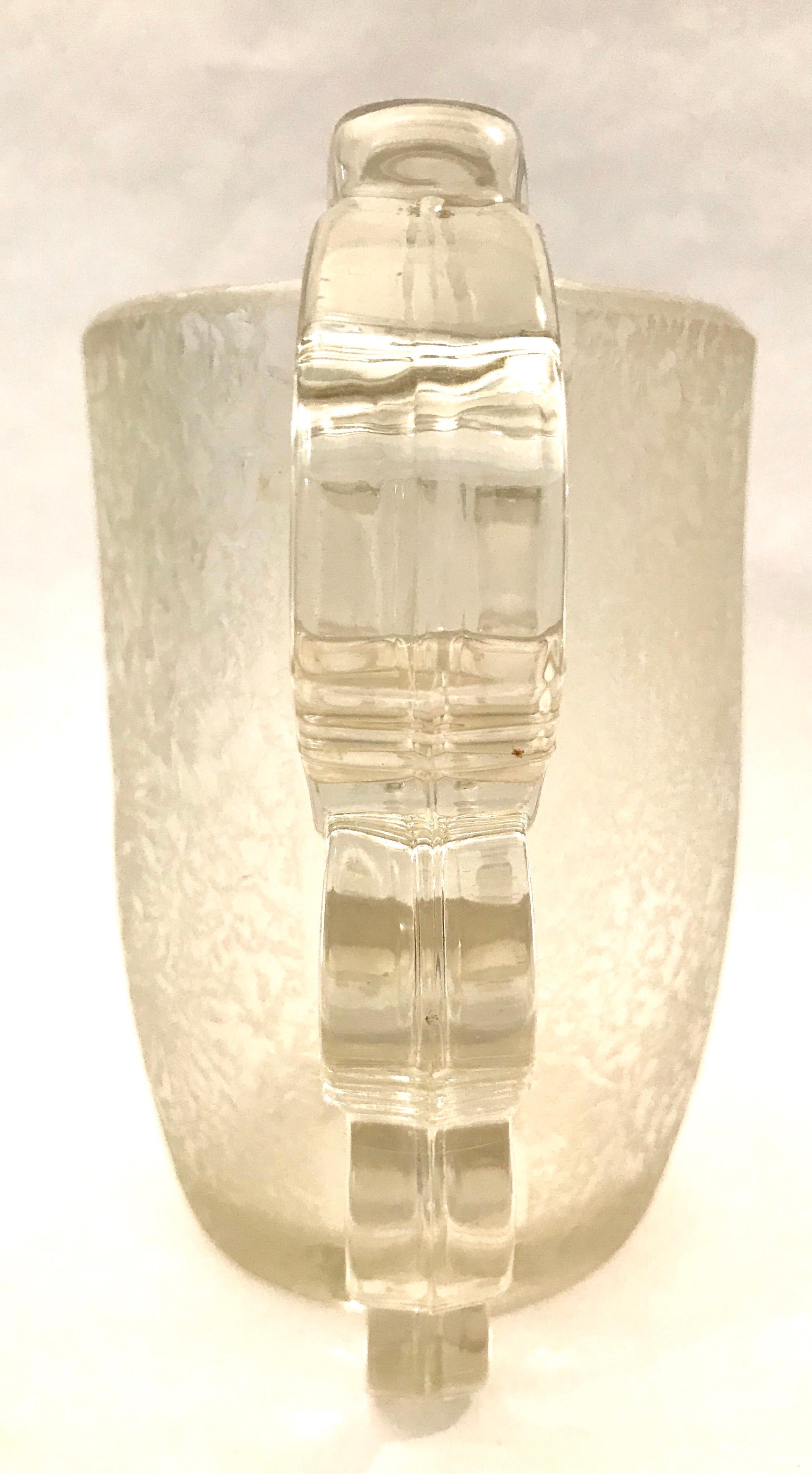Art Deco French Glass Vase by Pierre D'Avesn For Sale 3