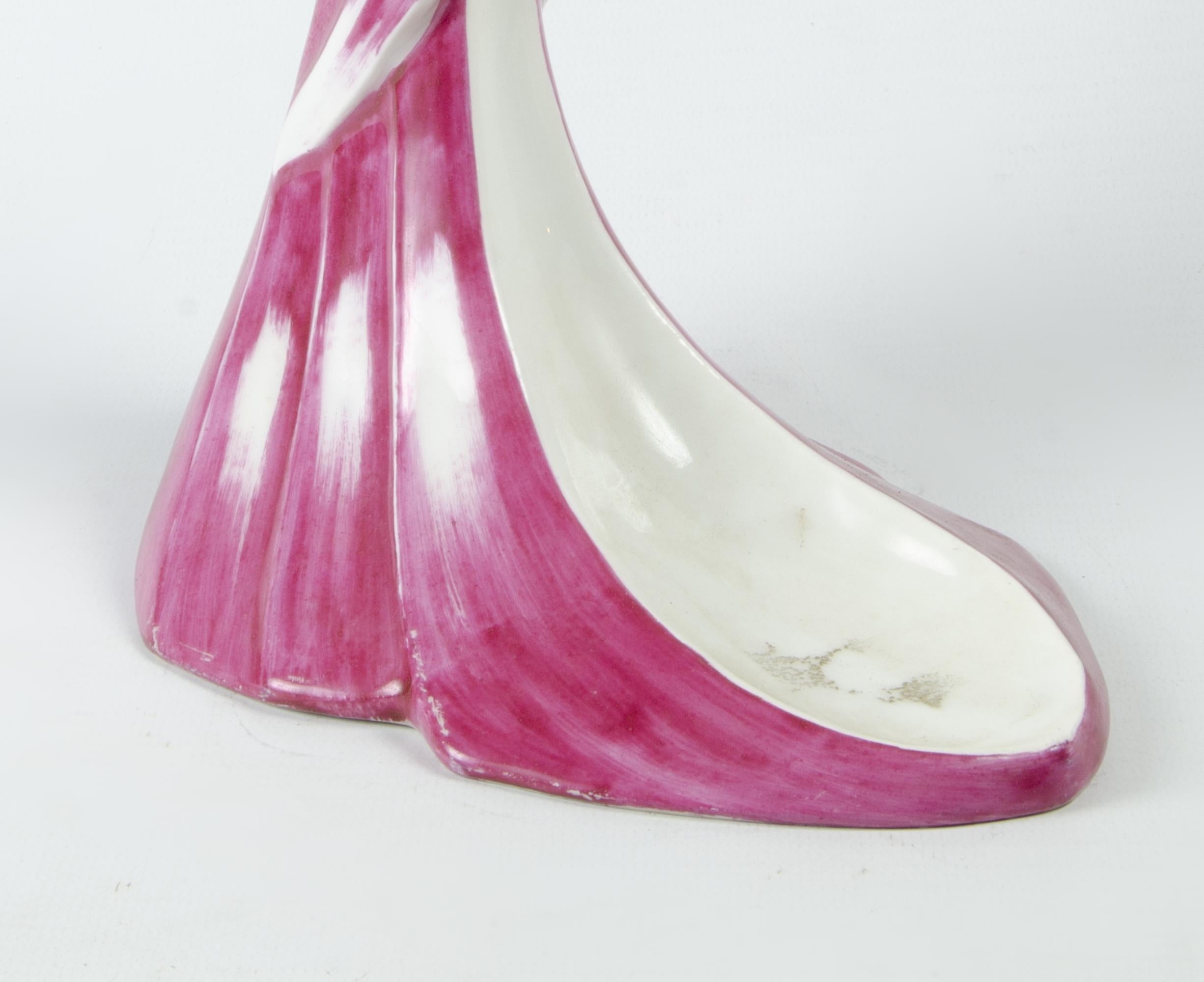 Early 20th Century Art Déco French Glazed Porcelain Fish Sculpture 'Poisson de Chine' by Sandoz For Sale