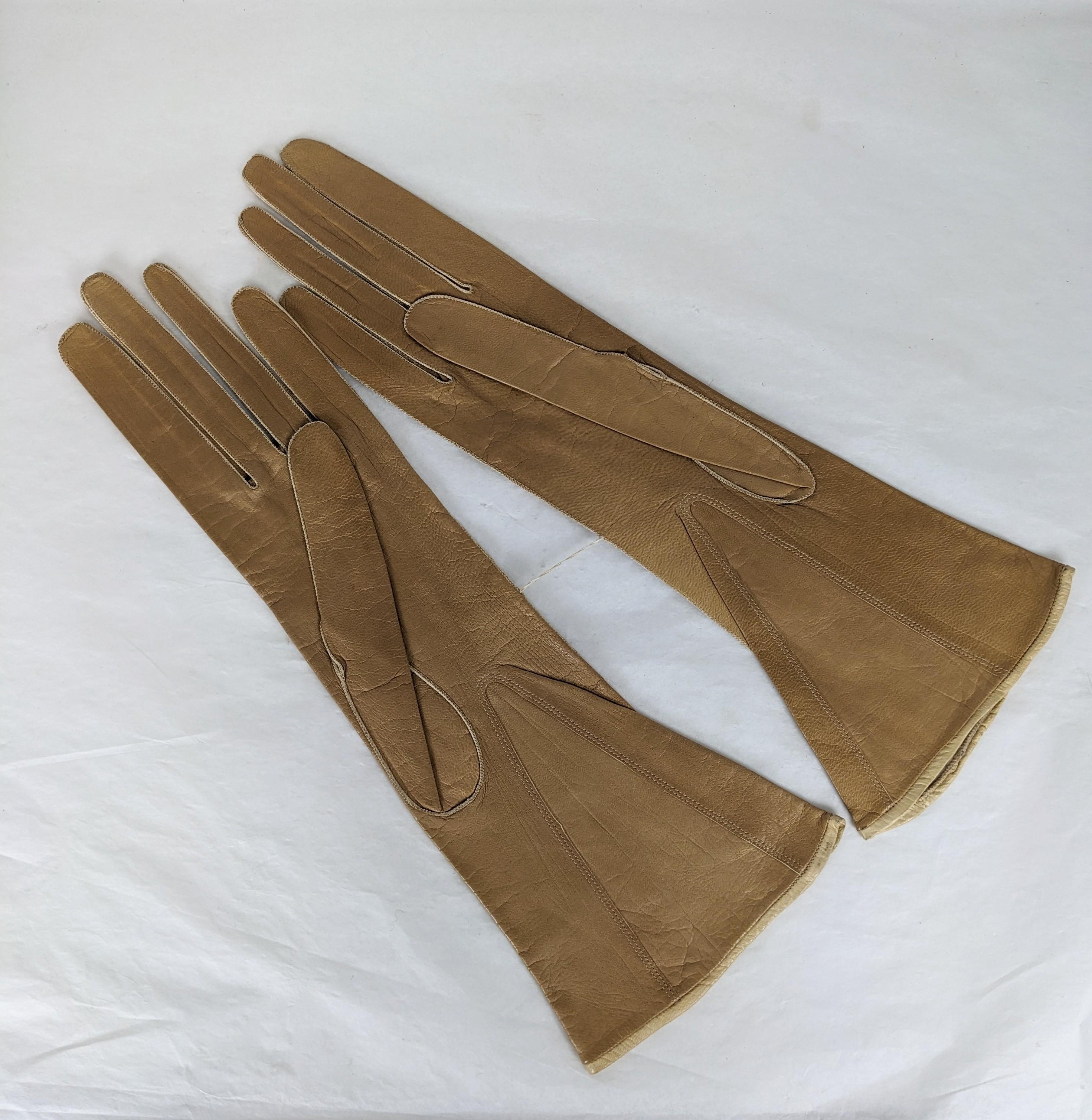 Art Deco Französisch Handschuhe, ungetragen Damen im Angebot