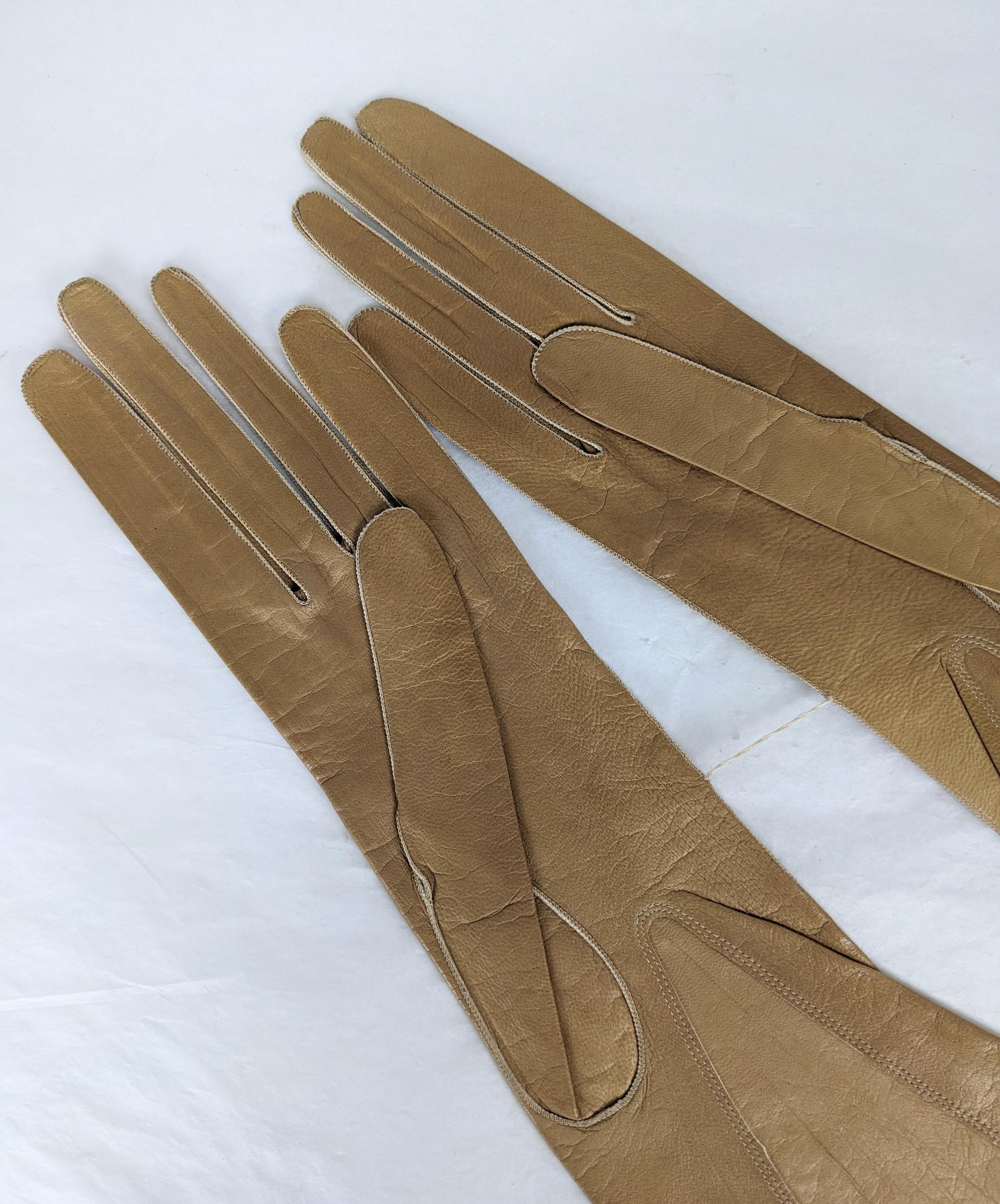 Art Deco French Gloves, Unworn For Sale 2