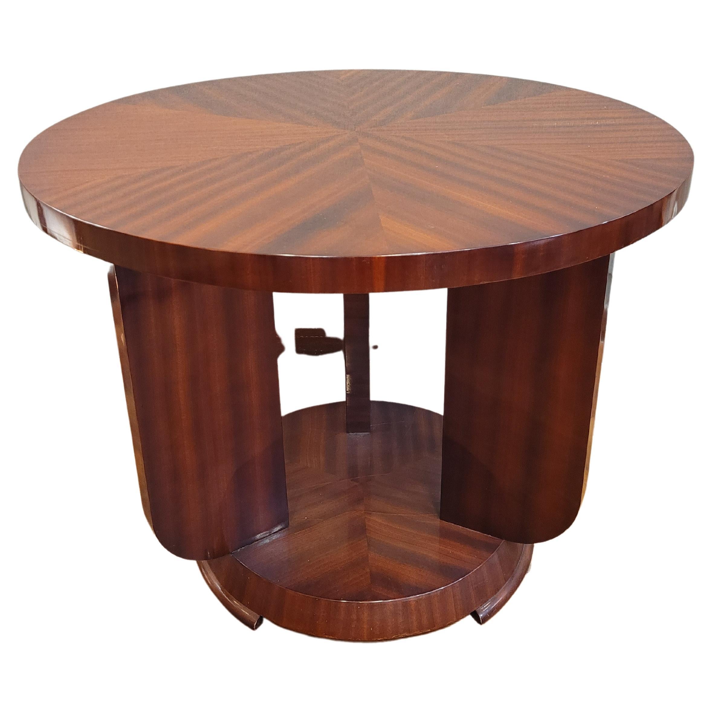 Art Deco French Gueridon, Dining Table, Wood For Sale