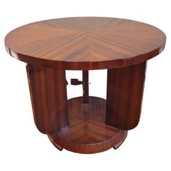 Art Deco French Gueridon, Dining Table, Wood