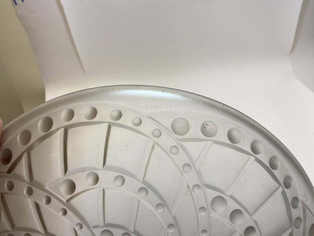 Art Deco French J. Landeier Glass & Sliverplate Centerpiece Bowl, circa 1930 For Sale 3