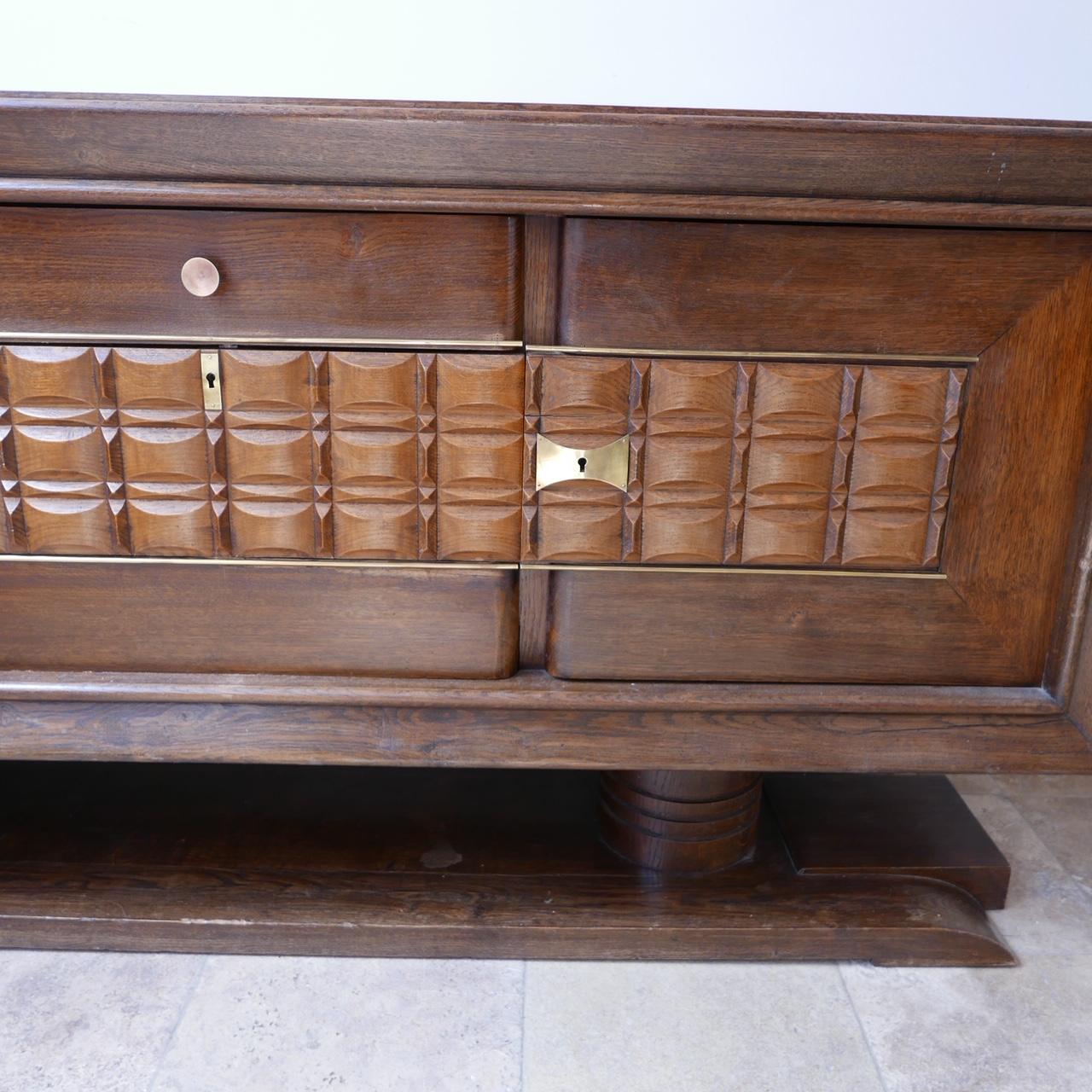 Art Deco French Large Credenza or Sideboard For Sale 9