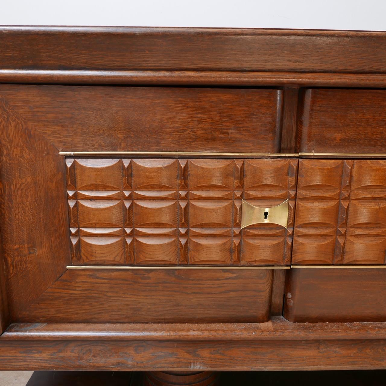 Art Deco French Large Credenza or Sideboard For Sale 14