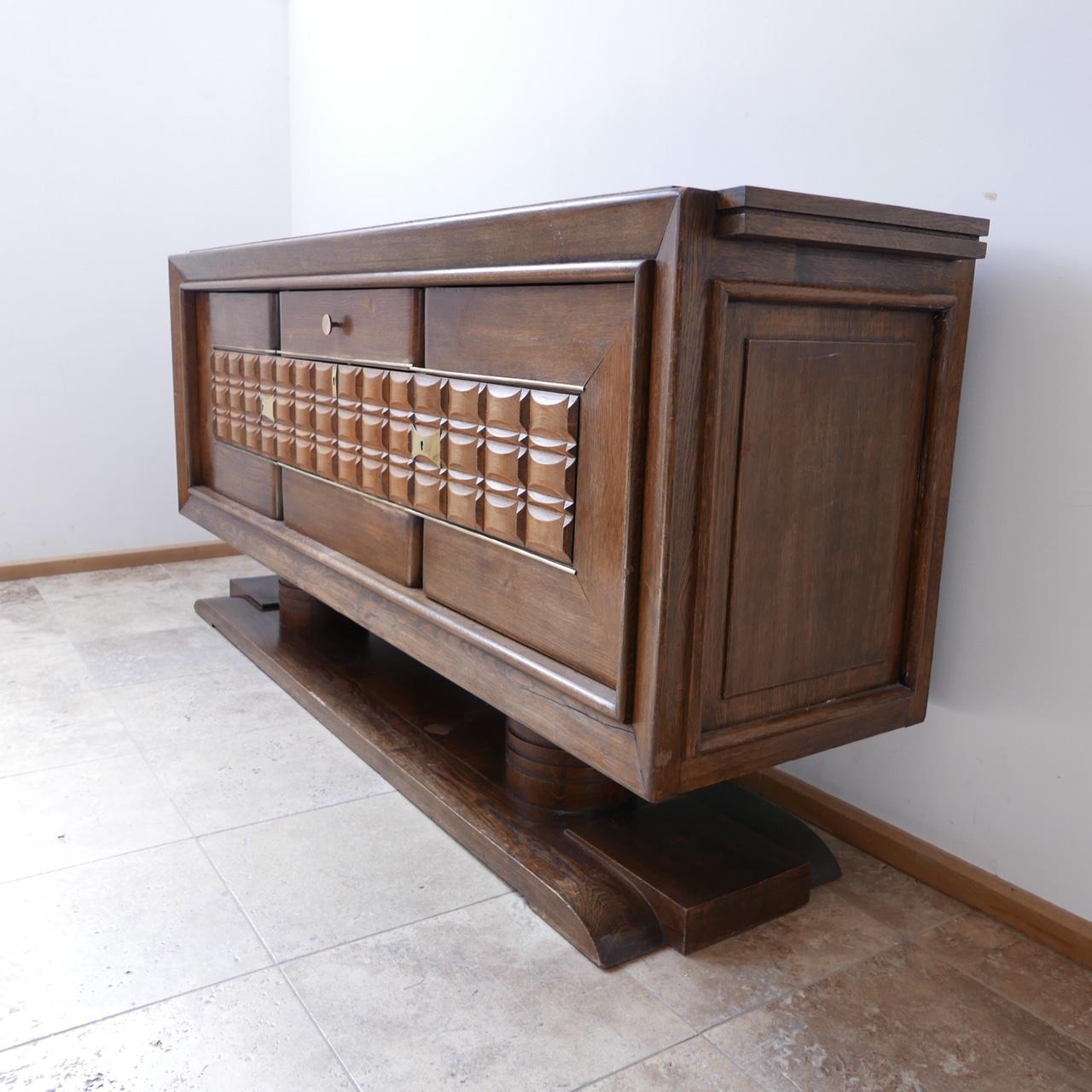 Art Deco French Large Credenza or Sideboard For Sale 3
