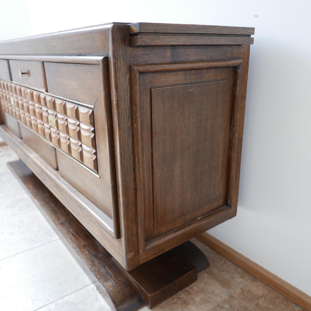 Art Deco French Large Credenza or Sideboard For Sale 4