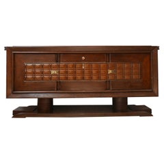 Art Deco French Large Credenza or Sideboard
