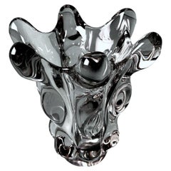 Art Deco, Französische Vase aus Bleikristall im Vannes-Le-Châtel Style