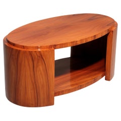 Art Deco French Light-Wood coffee Table.