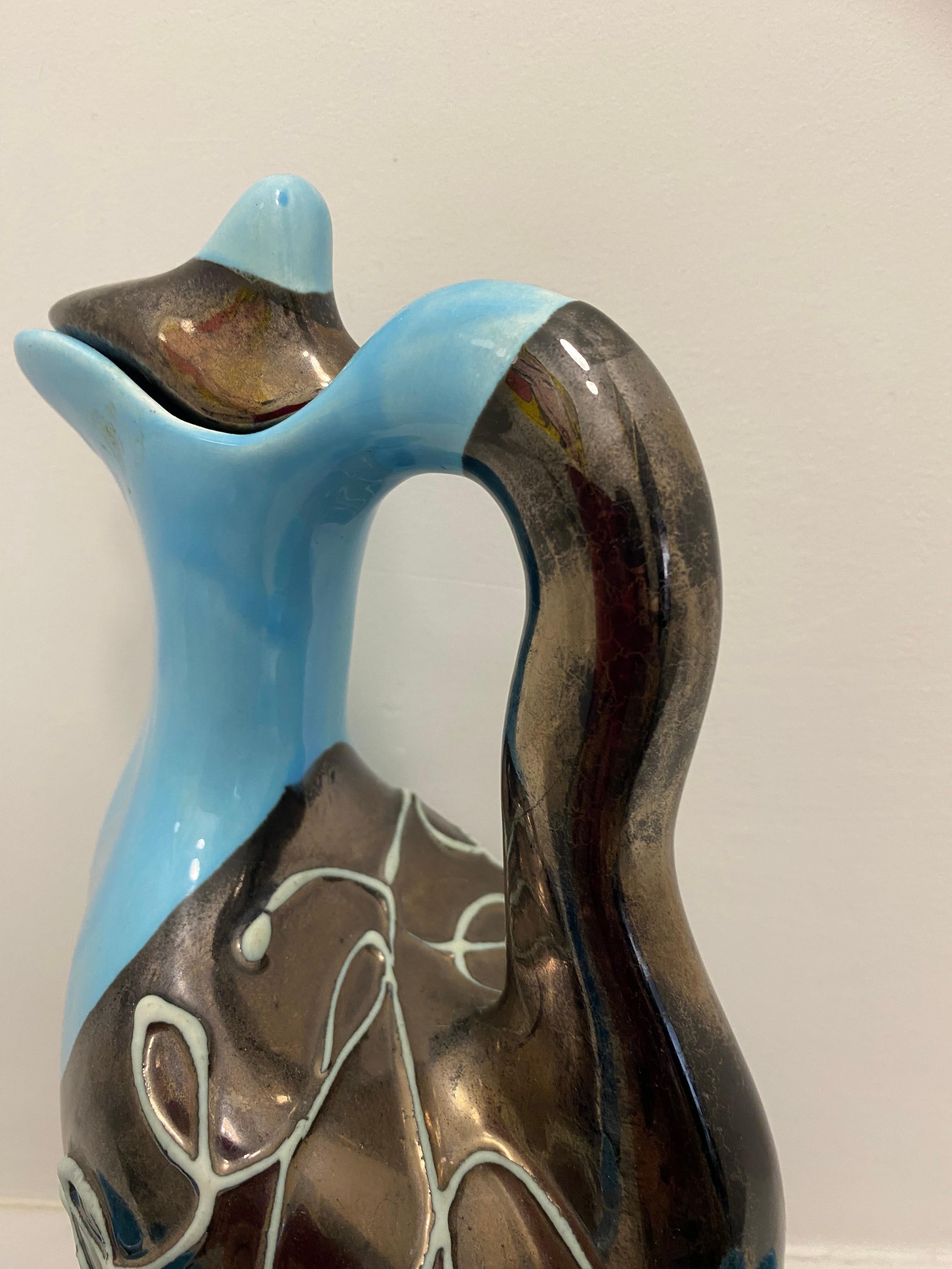 Ceramica Set di liquori francesi Art Déco di Vallauris in vendita