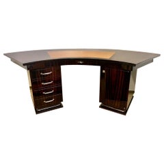 Art Deco French Macassar Desk