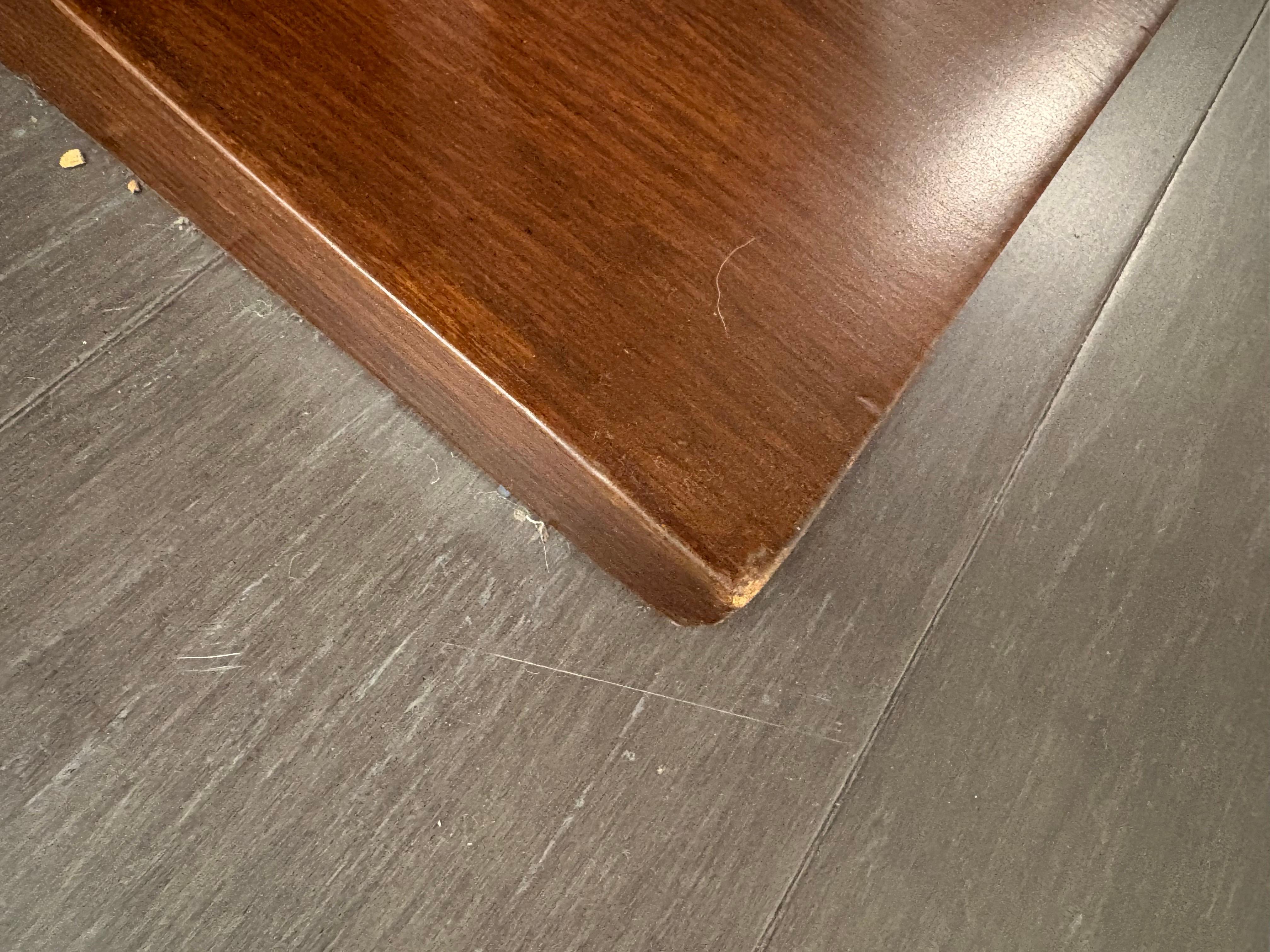 Art Deco French Mahogany Dining / Library Table For Sale 5