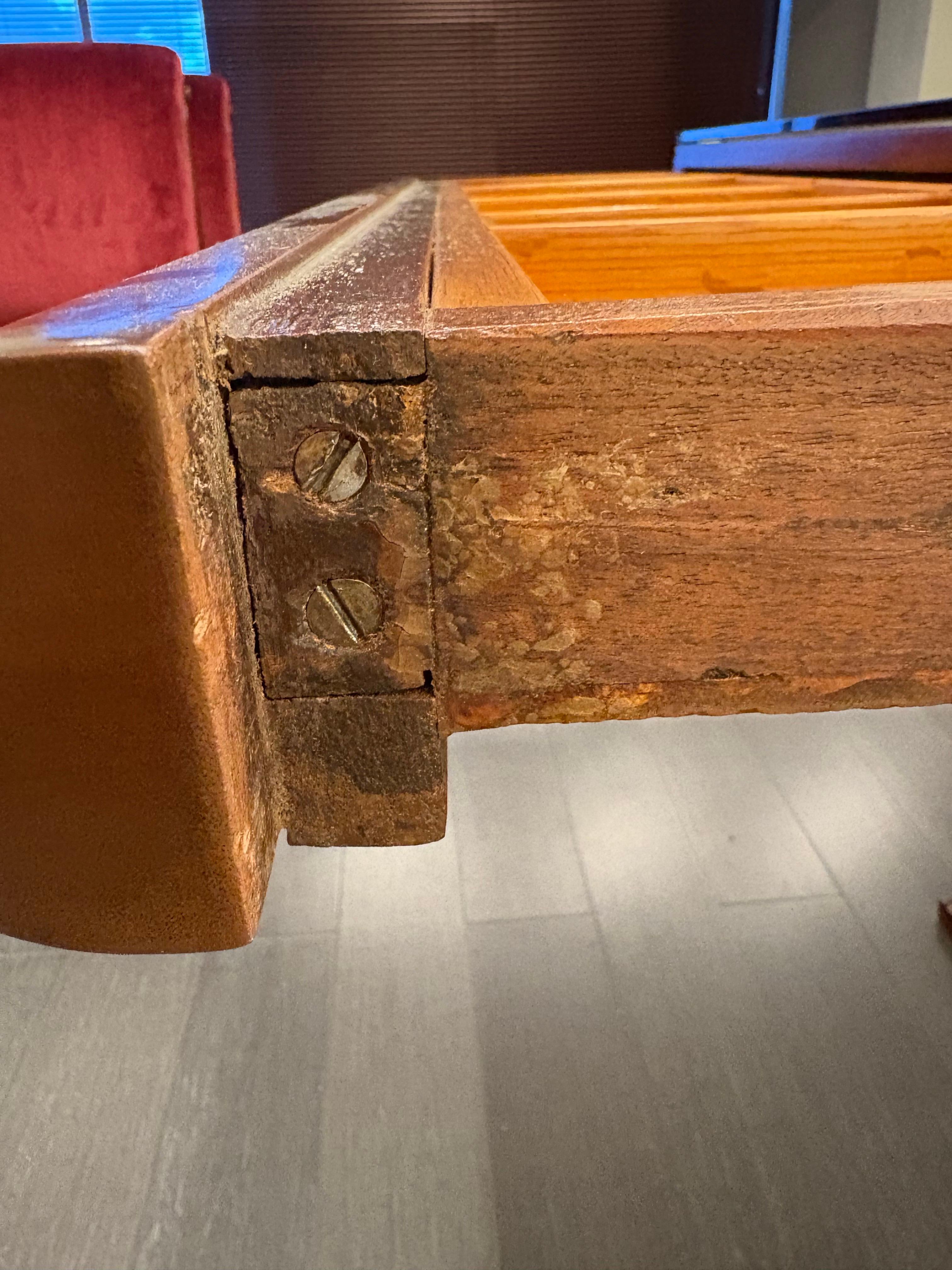 Art Deco French Mahogany Dining / Library Table For Sale 2