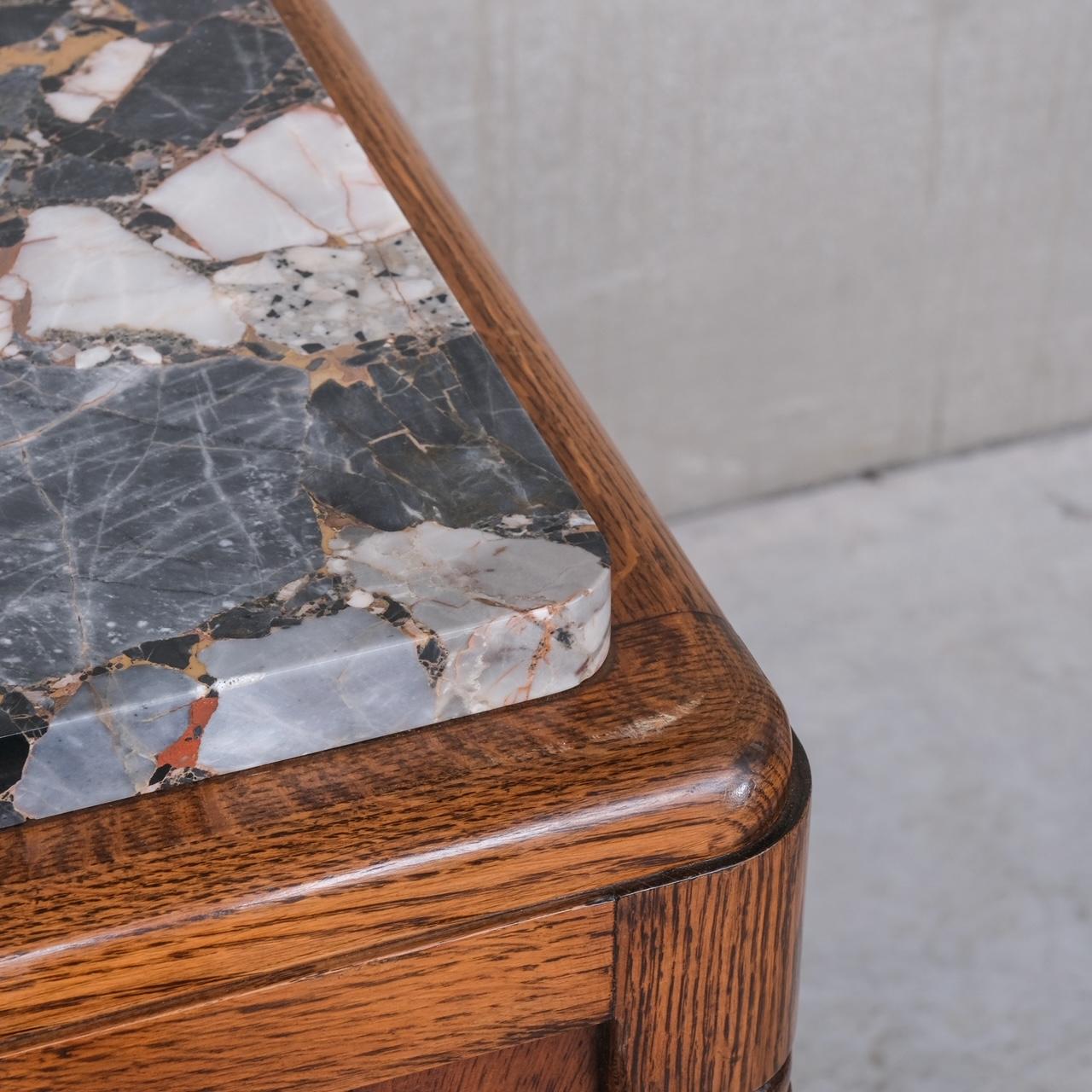 Art Deco French Marble Credenza or Sideboard For Sale 8