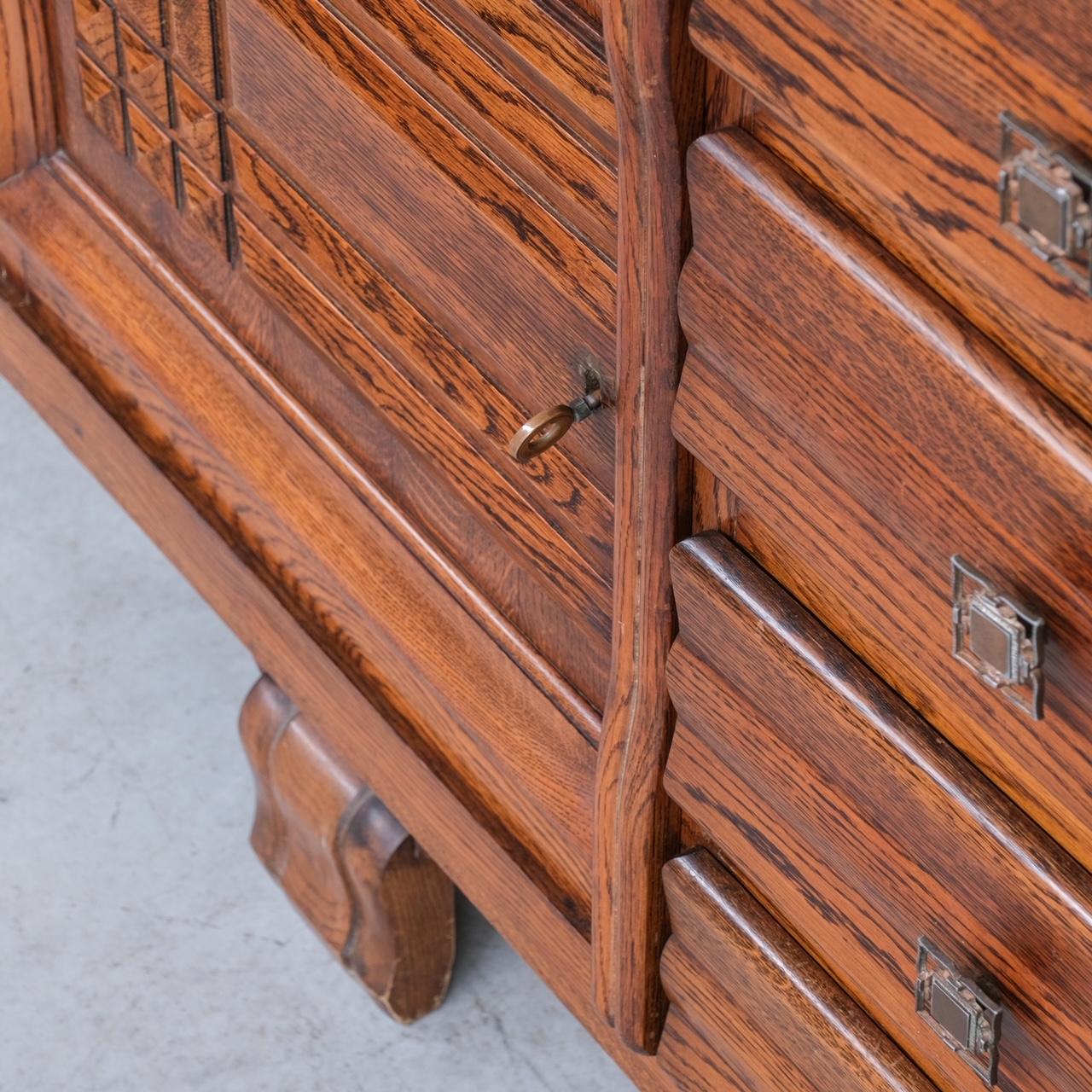 Art Deco French Marble Credenza or Sideboard For Sale 11