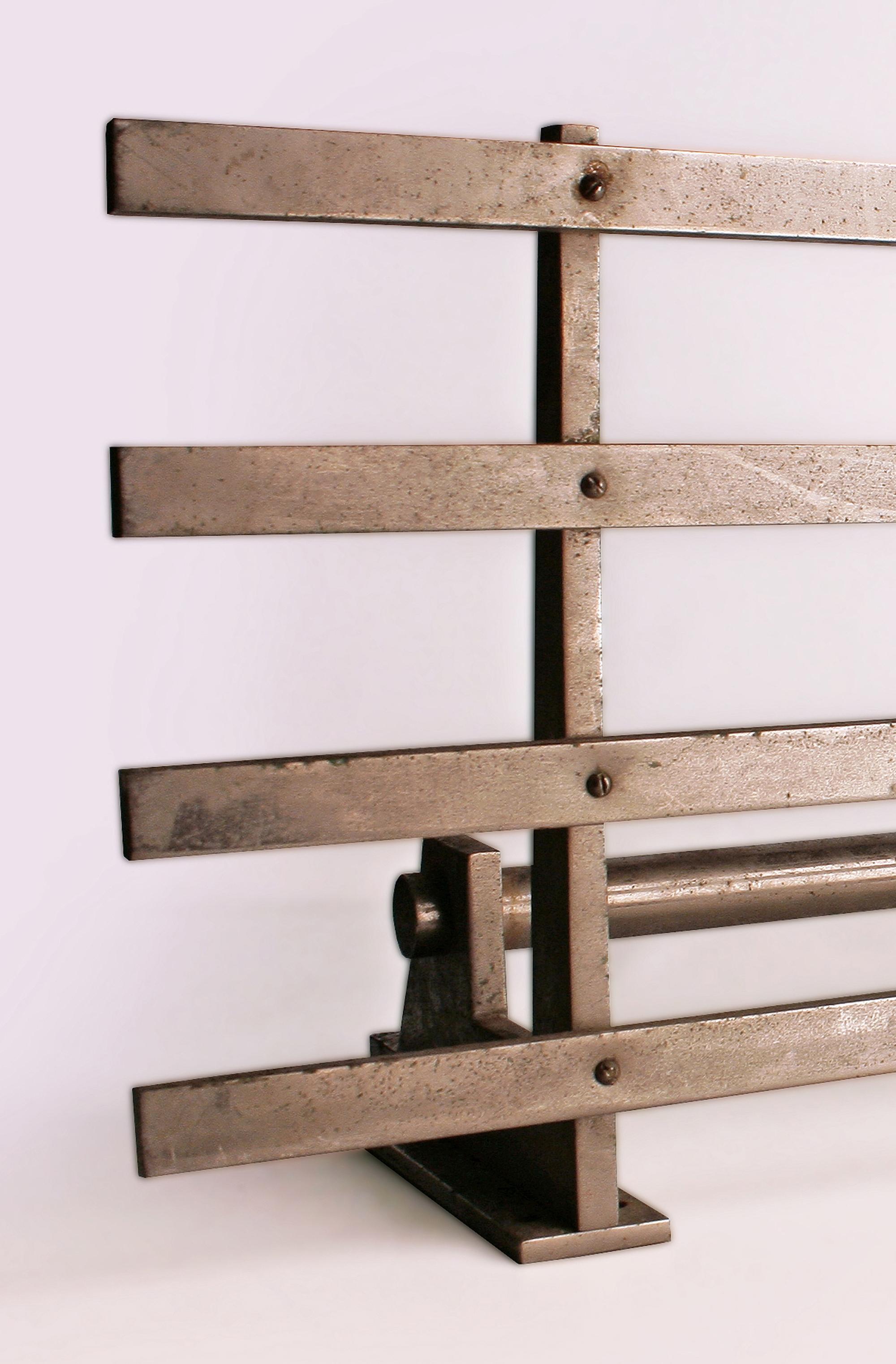 20th Century Art Déco French Metal Brass Wall Coat Hanger/Rack Designed by La Maison Desny For Sale