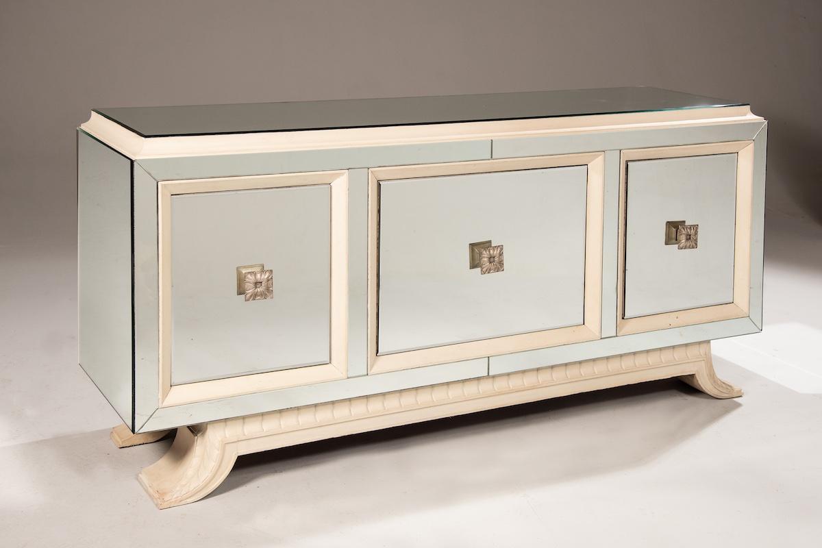 Credenza francese Art Deco Mirror in vendita 12