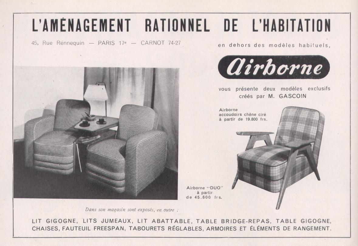Canapé et fauteuil modulaires français Art Déco du milieu du siècle dernier en vente 3