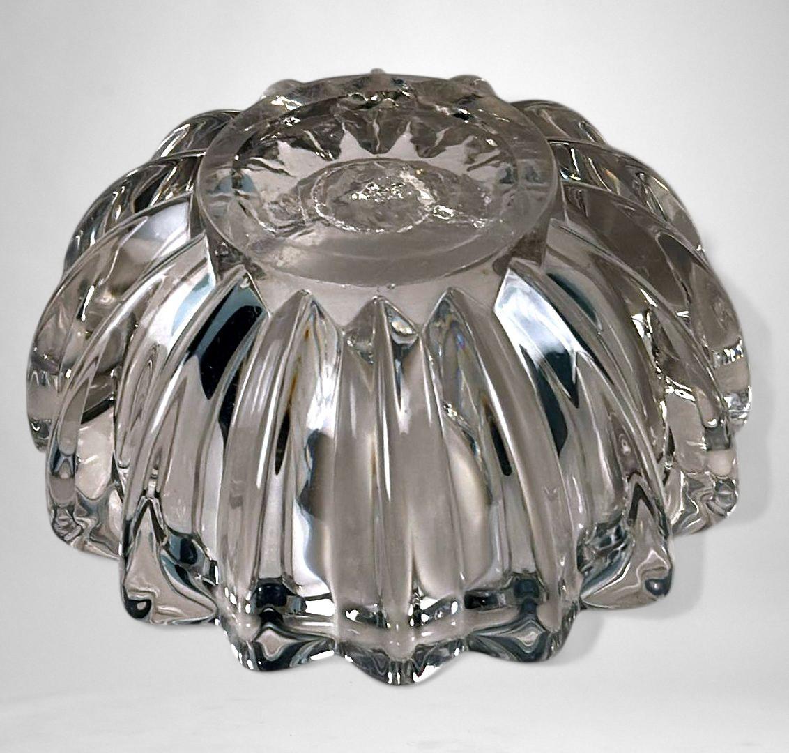 Pierre D'Avesn zugeschriebene Art Déco-Glasschale im Angebot 8