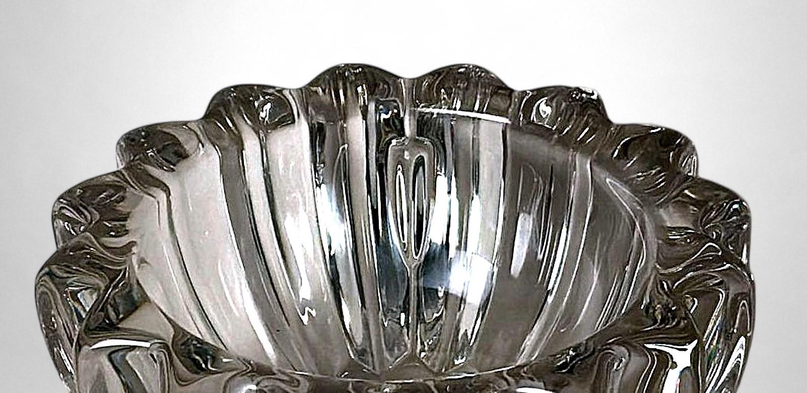 Pierre D'Avesn zugeschriebene Art Déco-Glasschale im Angebot 2