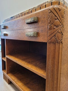 Art Deco French Music Cabinet, Bookcases Mercier Frères "the Voice of His Master