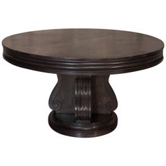 Art Deco French Pedestal Center Table or Dining Table