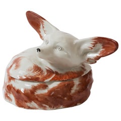 Französische Porzellanschachtel im Art-déco-Stil