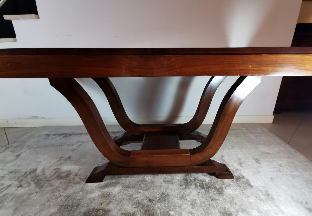 Other Art Deco French Rectangular Extendable Table in Precious Exotic Wood