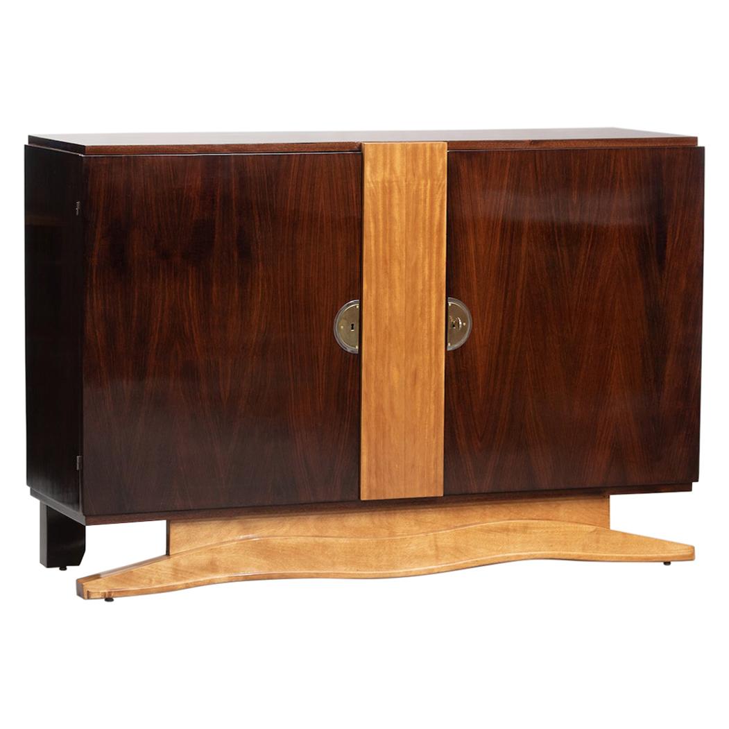 Art Deco French Rosewood and Sycamore Sideboard