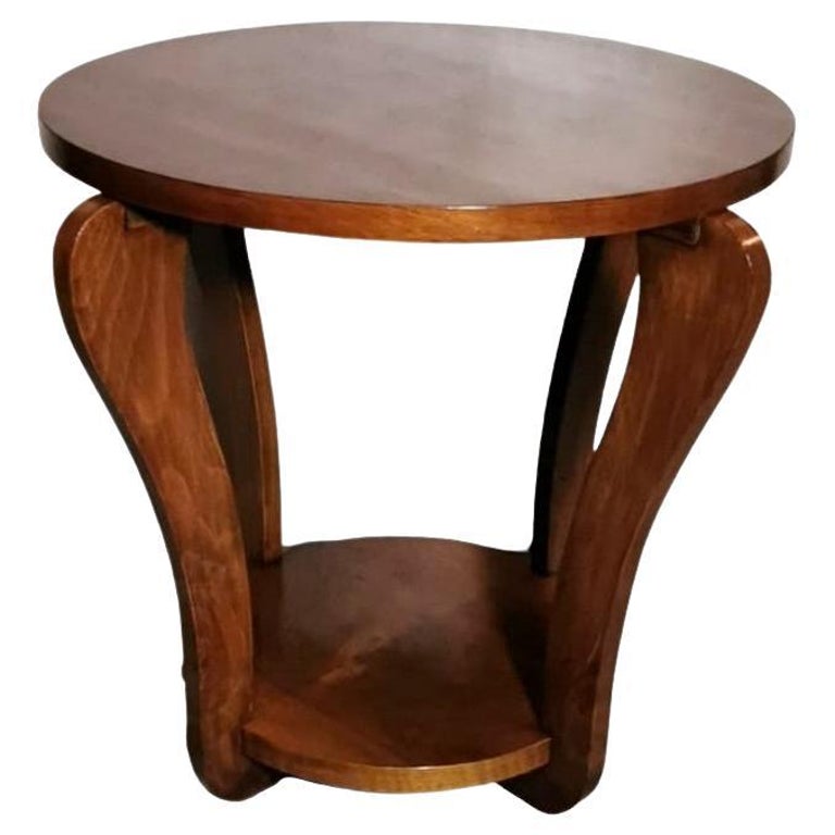 Art Deco French Round Tea/Coffee Table For Sale at 1stDibs