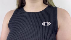 Art Deco French GIA No Heat Australian Sapphire Diamond Platinum Brooch