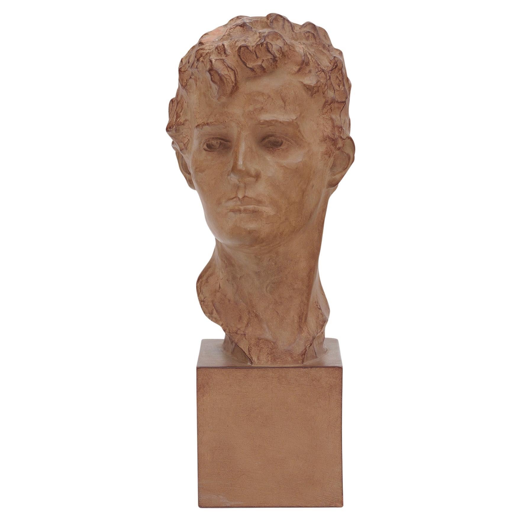 Art Deco Period "Spartiate" Style Archer Statue For Sale at 1stDibs