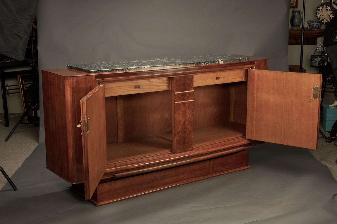 Mid-20th Century Art Deco French Sideboard in Walnut