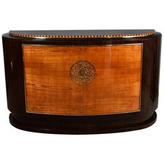 Art Deco French Sideboard in Walnut