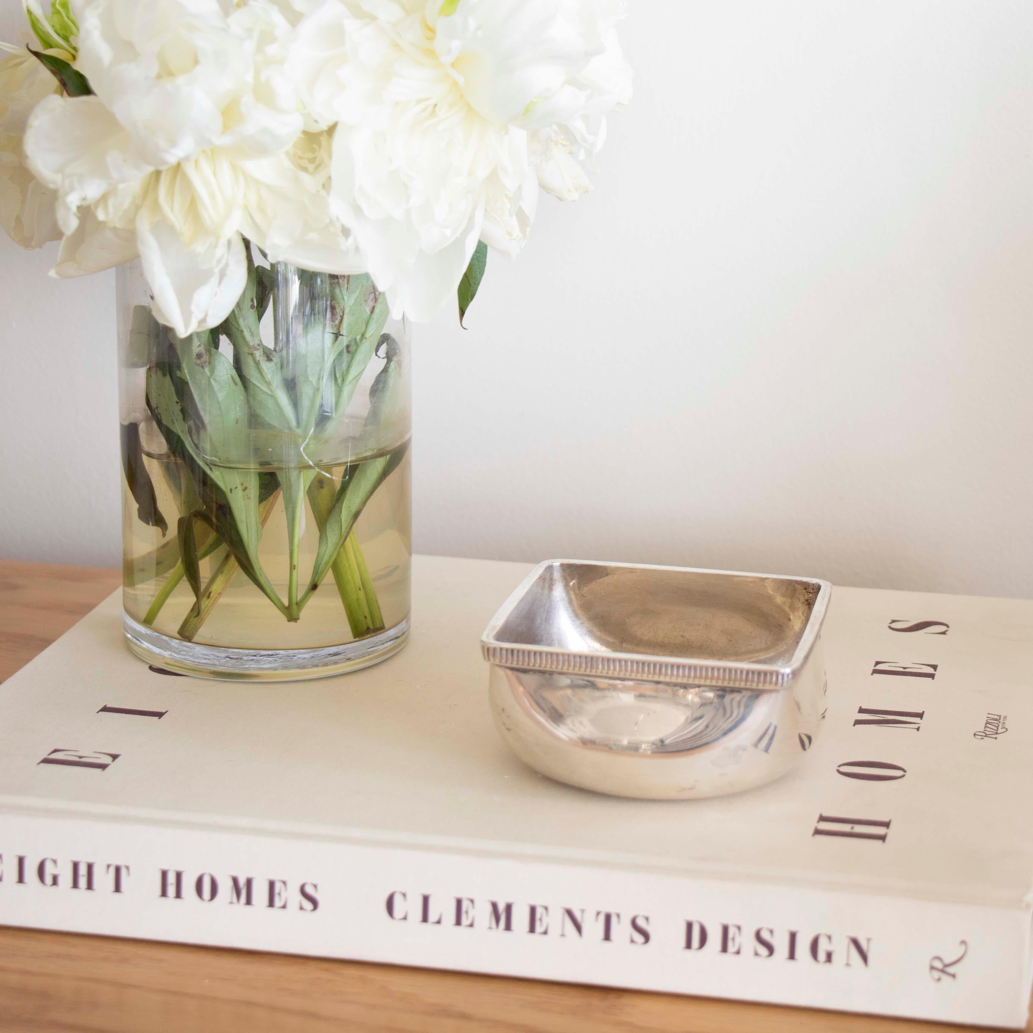 French Silver Plate Bowl, Stamped Ercuis In Good Condition In Los Angeles, CA