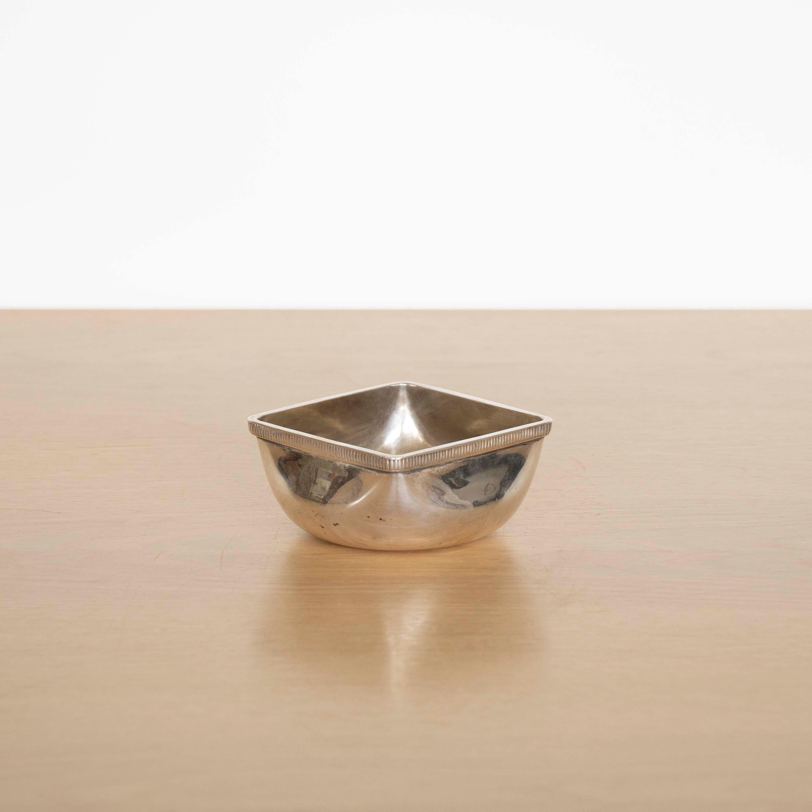 French Silver Plate Bowl, Stamped Ercuis 1